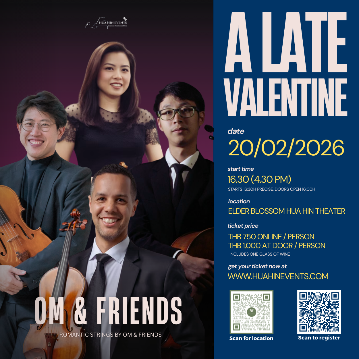 A Late Valentine: Romantic Strings by OM & Friends